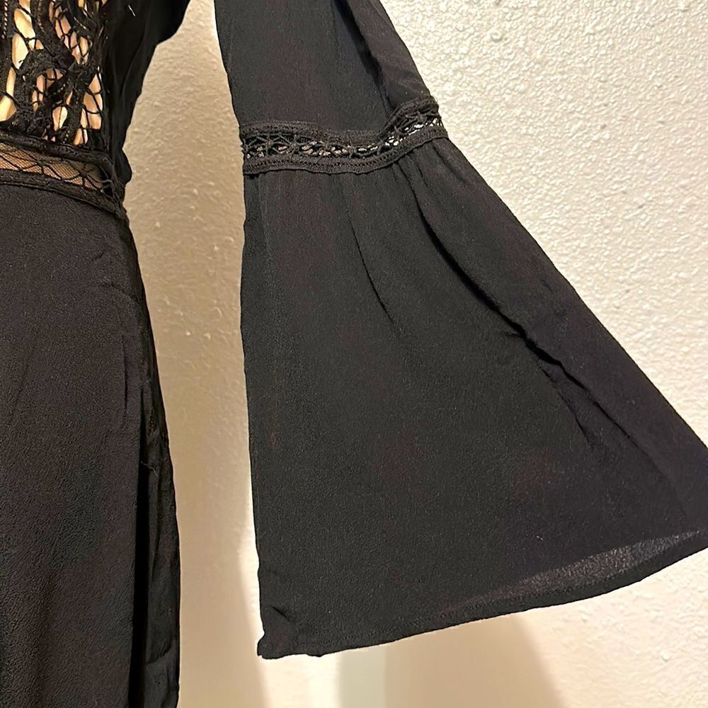 Hotel Particulier women’s mini lace long sleeve dress size M Made in Italy - Picture 4 of 17
